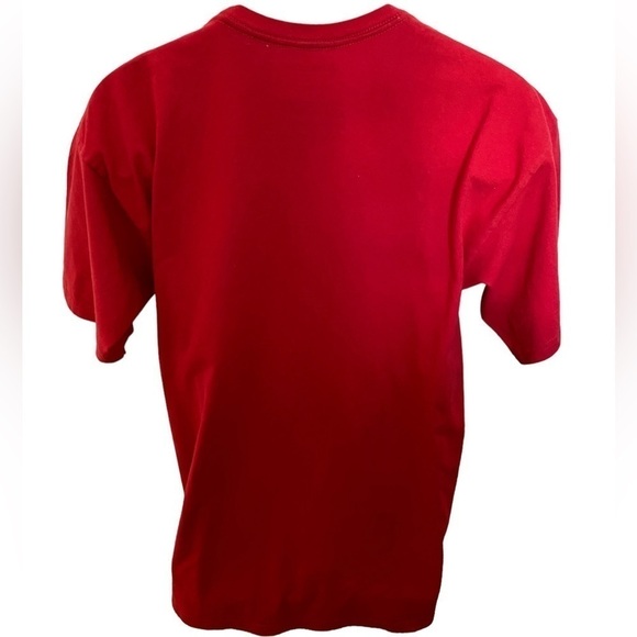 Volcom Stone Logo Red Skate Tee Shirt Men L Large - Picture 3 of 5